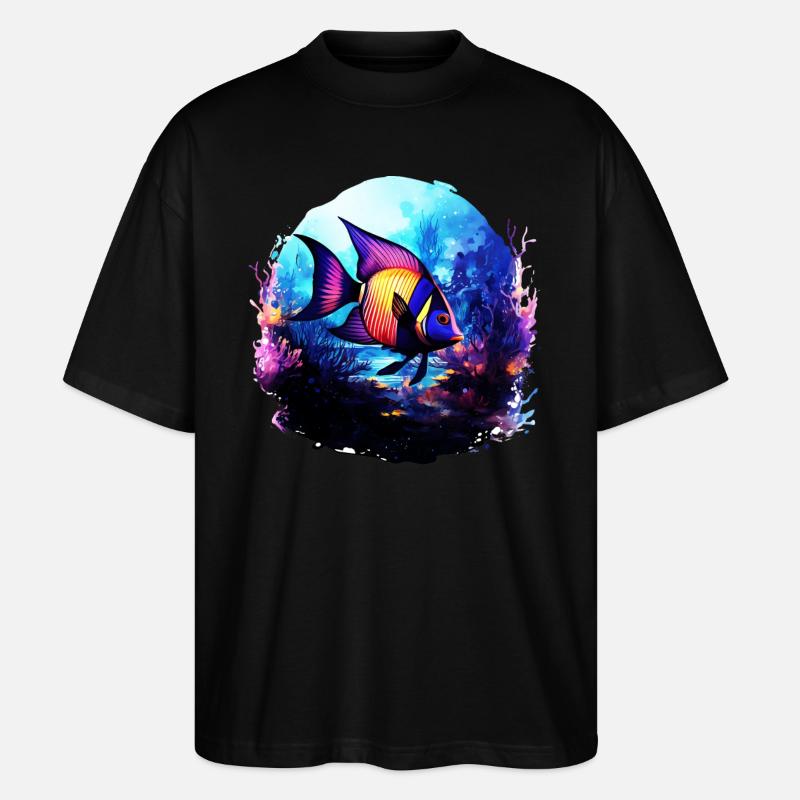 Skalar - Stanley/Stella Oversized Unisex Bio T-Shirt Blaster 2.0 - Schwarz