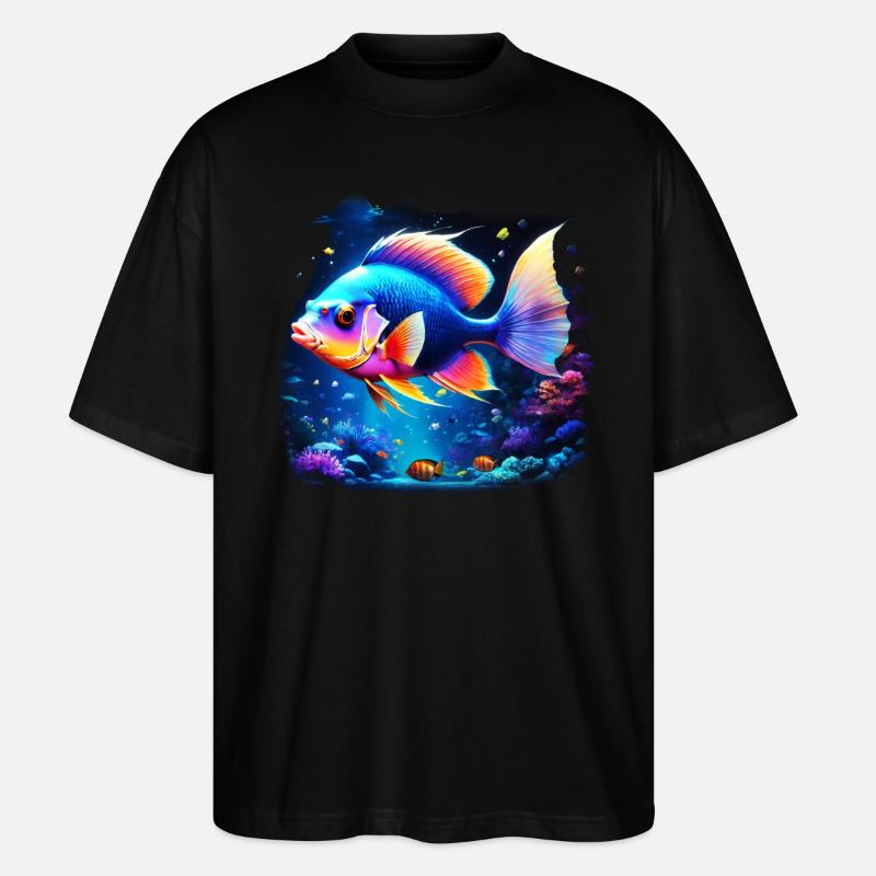 Skalar - Stanley/Stella Oversized Unisex Bio T-Shirt Blaster 2.0 - Schwarz