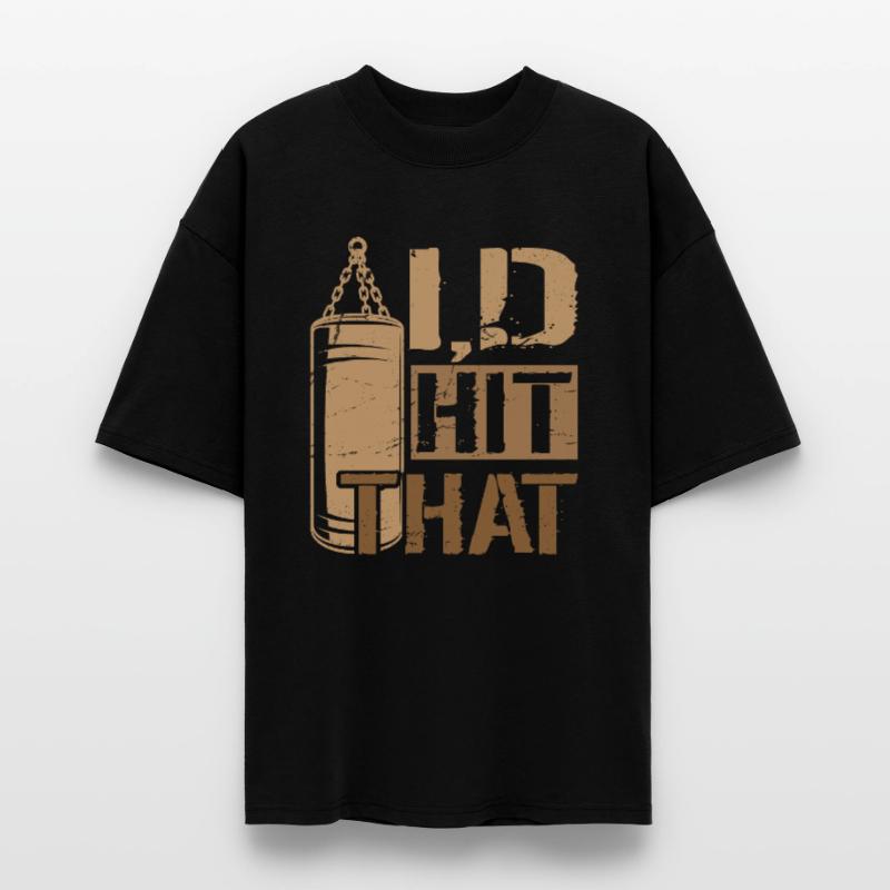 J’avais frappé cette boxe T-shirt bio Blaster 2.0 coupe oversize Stanley/Stella Unisexe