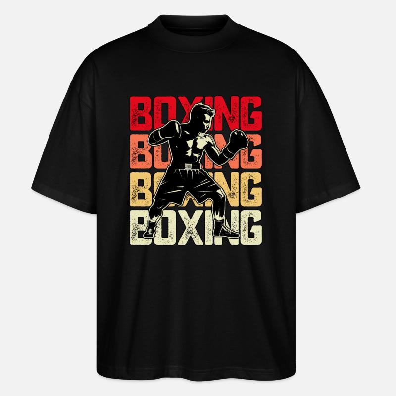 Boxen - Stanley/Stella Oversized Unisex Bio T-Shirt Blaster 2.0 - Schwarz