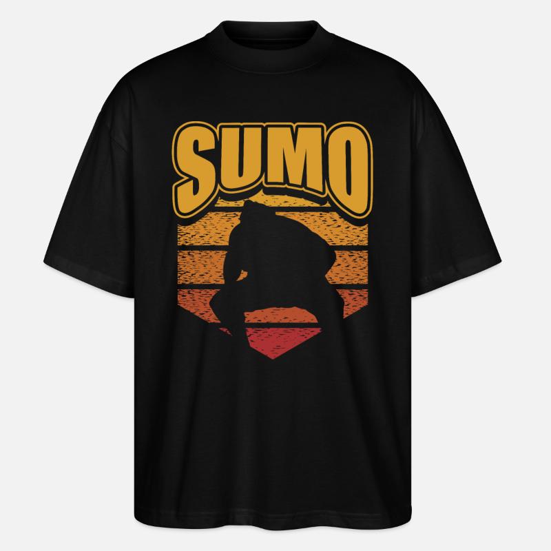 Sumo - Stanley/Stella Oversized Unisex Bio T-Shirt Blaster 2.0 - Schwarz