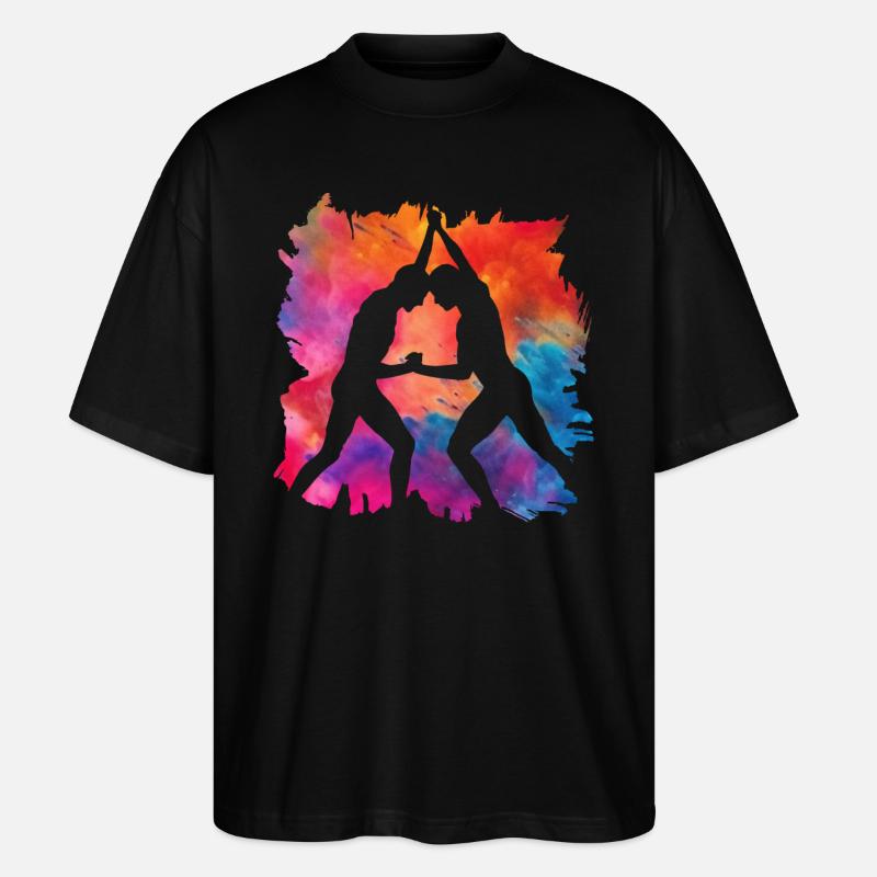 Ringen - Stanley/Stella Oversized Unisex Bio T-Shirt Blaster 2.0 - Schwarz