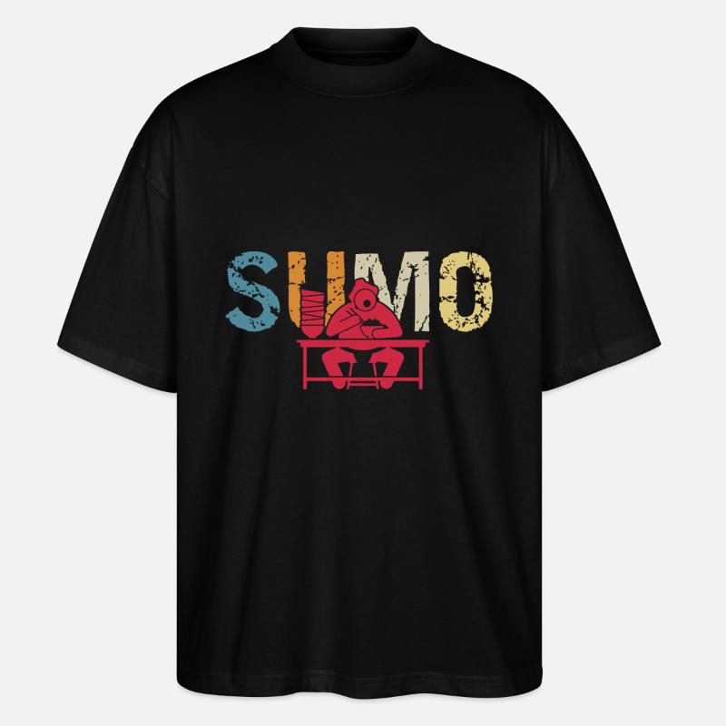 Sumo - Stanley/Stella Oversized Unisex Bio T-Shirt Blaster 2.0 - Schwarz