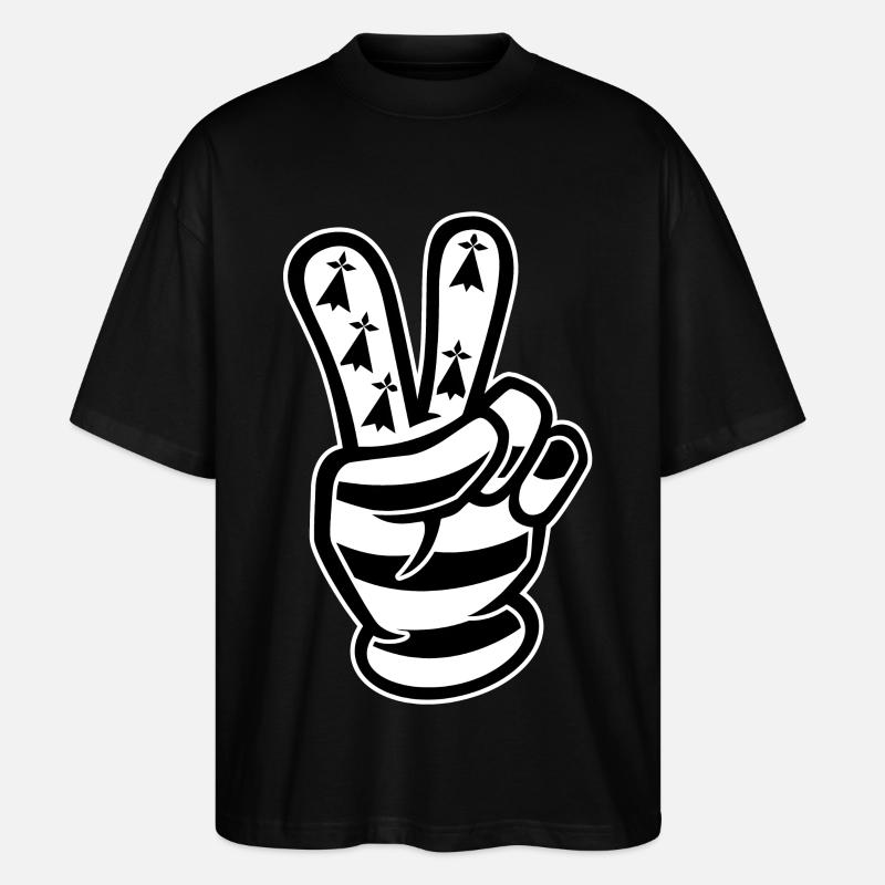 Sieg Breizh - Stanley/Stella Oversized Unisex Bio T-Shirt Blaster 2.0 - Schwarz