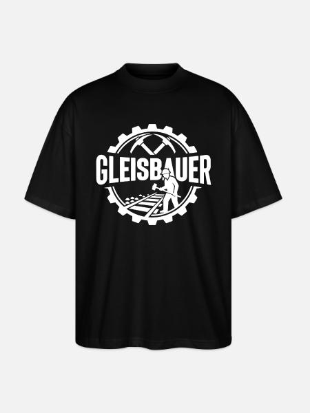 Track Builder Construction Site Railway - Stanley/Stella Oversized Unisex Organic T-shirt Blaster 2.0 - black