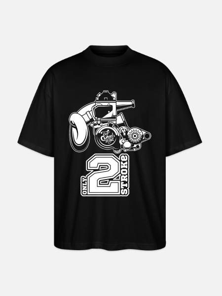2T Engine - Stanley/Stella Oversized Unisex Organic T-shirt Blaster 2.0 - black