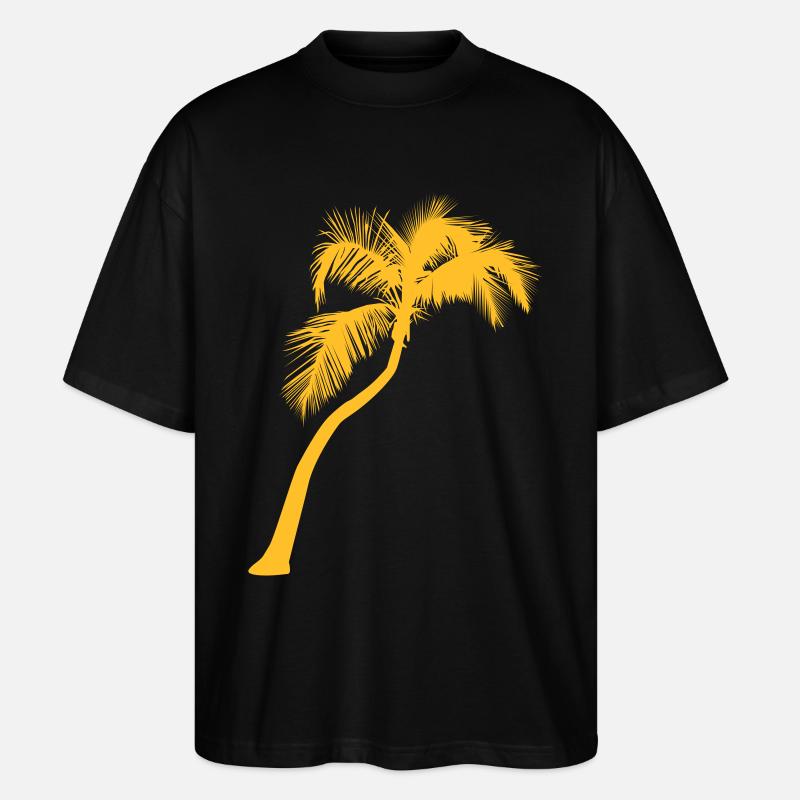 Palmier - T-shirt bio Blaster 2.0 coupe oversize Stanley/Stella Unisexe - noir