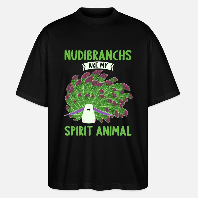 Nudibranch nudibranchs - Stanley/Stella Oversized Unisex Organic T-shirt Blaster 2.0 - black