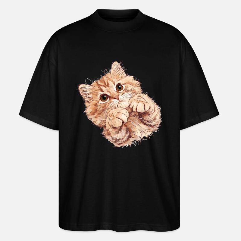 Ragamuffin Chaton Ragamuffin Chat - T-shirt bio Blaster 2.0 coupe oversize Stanley/Stella Unisexe - noir