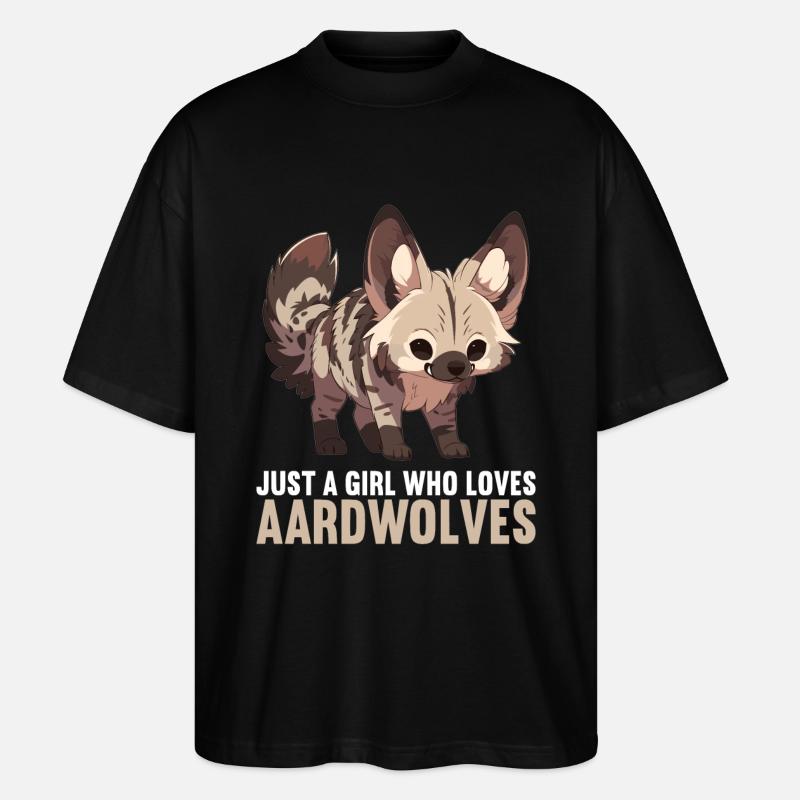 Aardwolves Aardwolf - Stanley/Stella Oversized Unisex Organic T-shirt Blaster 2.0 - black