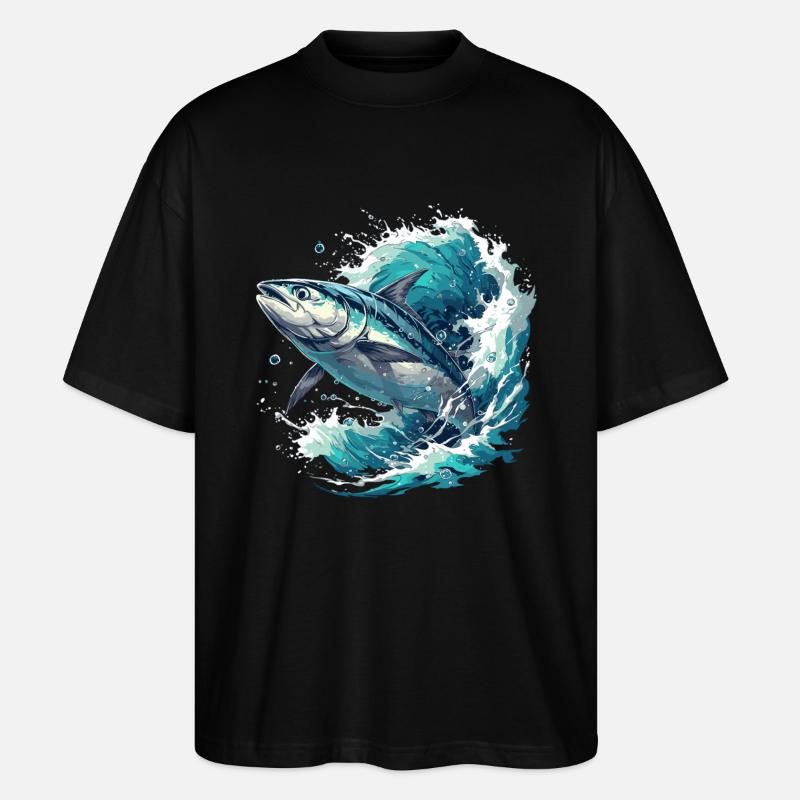 Thon Thunfische Thunfisch - T-shirt bio Blaster 2.0 coupe oversize Stanley/Stella Unisexe - noir