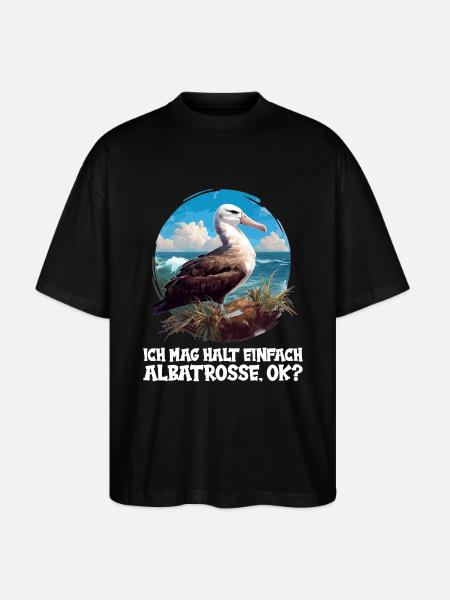 Albatross Albatrosse Albatros - Stanley/Stella Oversized Unisex Organic T-shirt Blaster 2.0 - black