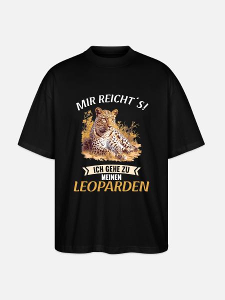 Léopard léopard - T-shirt bio Blaster 2.0 coupe oversize Stanley/Stella Unisexe - noir
