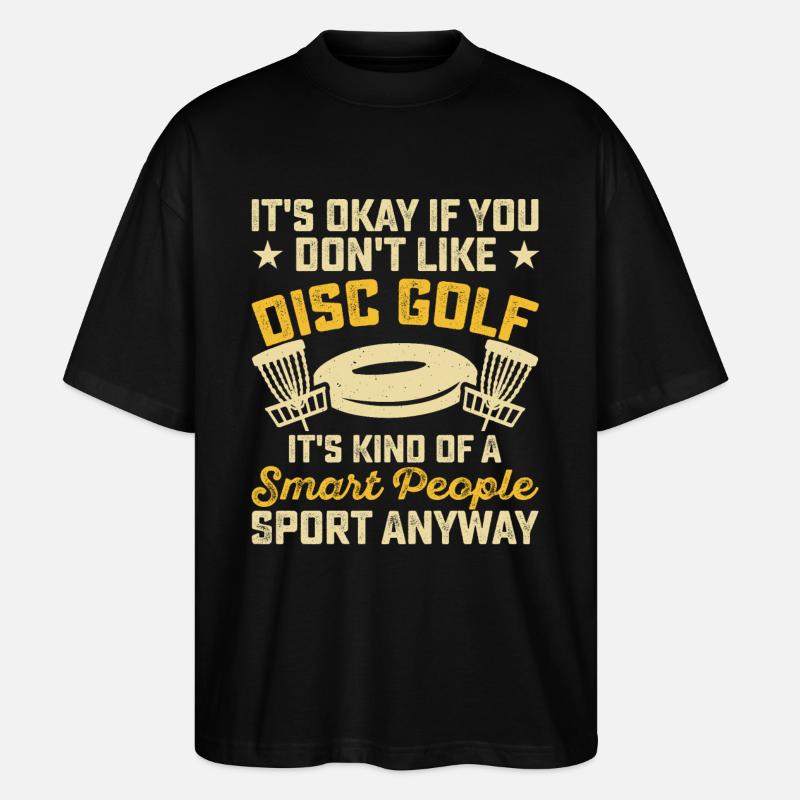 Discgolf Disc Golf - T-shirt bio Blaster 2.0 coupe oversize Stanley/Stella Unisexe - noir