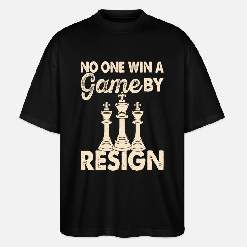 Chess - Stanley/Stella Oversized Unisex Organic T-shirt Blaster 2.0 - black