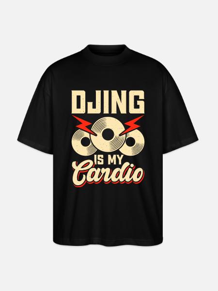 Dj Djing - Stanley/Stella Oversized Unisex Organic T-shirt Blaster 2.0 - black