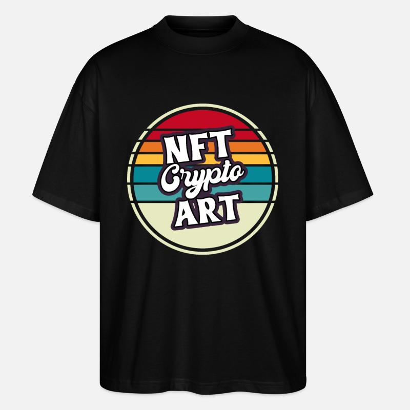 NFT - Stanley/Stella Oversized Unisex Bio T-Shirt Blaster 2.0 - Schwarz