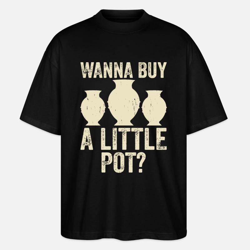 Pottery Pottery Pottery - Stanley/Stella Oversized Unisex Organic T-shirt Blaster 2.0 - black