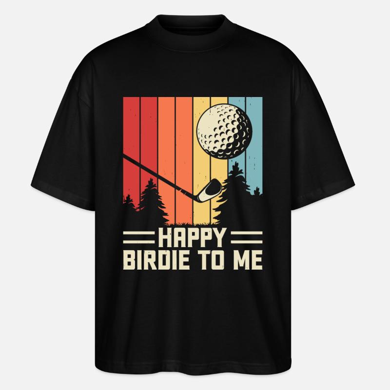 Golf Golfer - Stanley/Stella Oversized Unisex Bio T-Shirt Blaster 2.0 - Schwarz