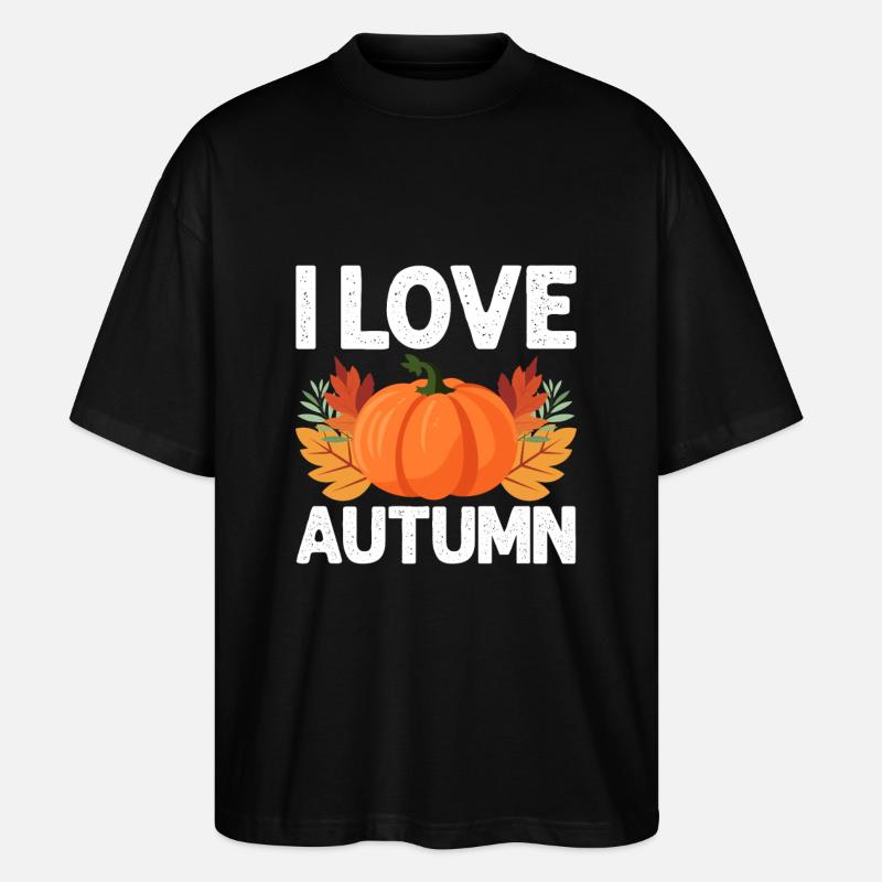 Herbst - Stanley/Stella Oversized Unisex Bio T-Shirt Blaster 2.0 - Schwarz