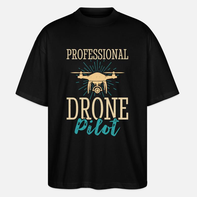 Drone - T-shirt bio Blaster 2.0 coupe oversize Stanley/Stella Unisexe - noir