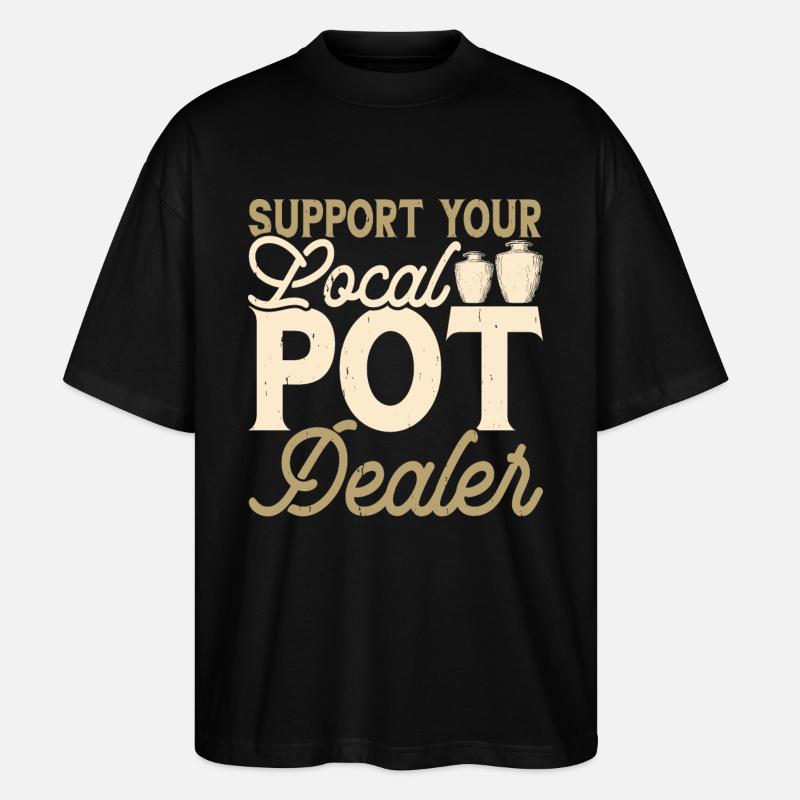 Pottery Pottery Pottery - Stanley/Stella Oversized Unisex Organic T-shirt Blaster 2.0 - black