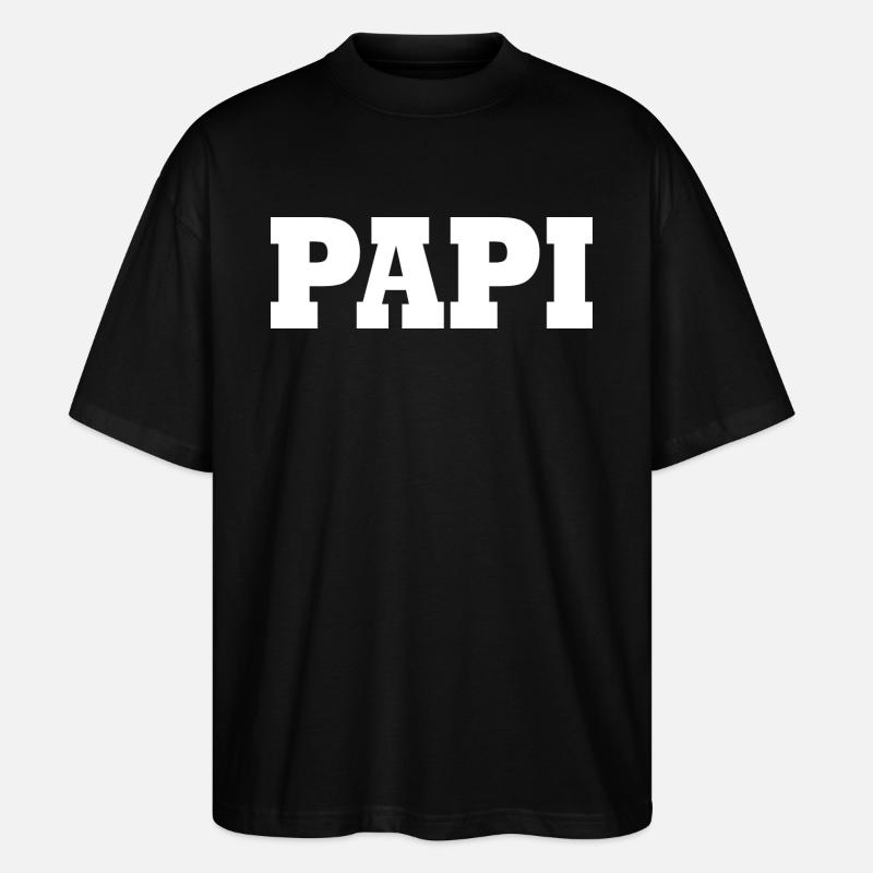 Papi - Stanley/Stella Oversized Unisex Organic T-shirt Blaster 2.0 - black