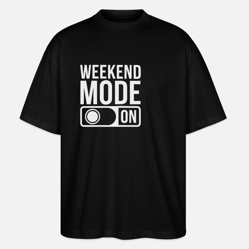 Mode week-end activé - T-shirt bio Blaster 2.0 coupe oversize Stanley/Stella Unisexe - noir