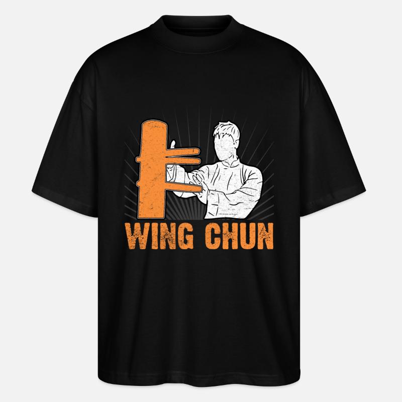 Wing Chun - Stanley/Stella Oversized Unisex Bio T-Shirt Blaster 2.0 - Schwarz