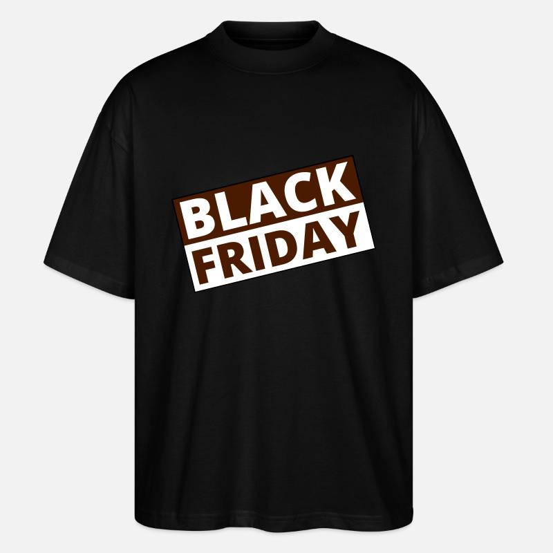 Black Friday - Stanley/Stella Oversized Unisex Bio T-Shirt Blaster 2.0 - Schwarz
