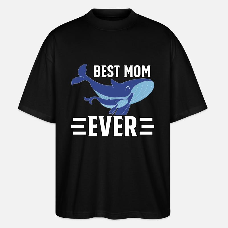 Die beste Mutter aller Zeiten - Stanley/Stella Oversized Unisex Bio T-Shirt Blaster 2.0 - Schwarz