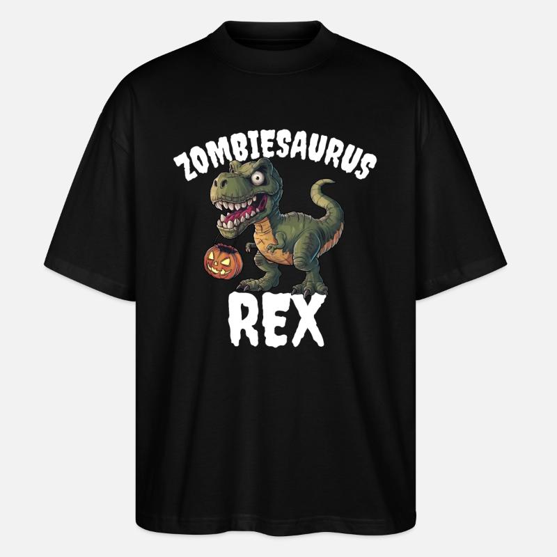 Zombiesaurus Rex - Stanley/Stella Oversized Unisex Bio T-Shirt Blaster 2.0 - Schwarz