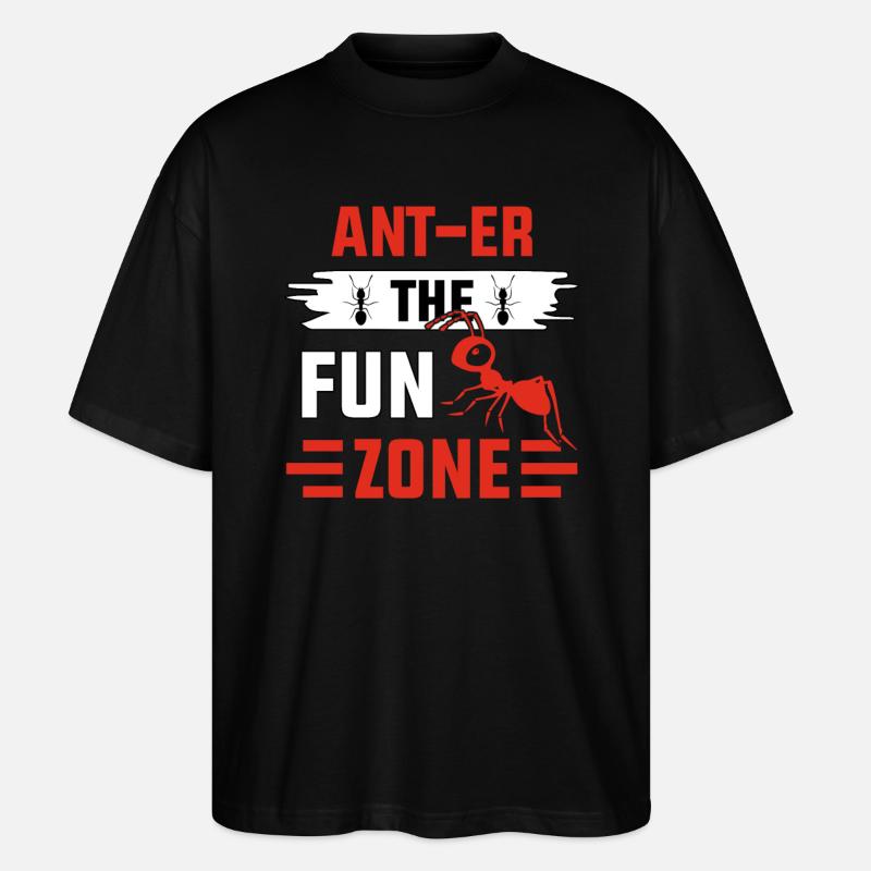 Dans la zone de divertissement - T-shirt bio Blaster 2.0 coupe oversize Stanley/Stella Unisexe - noir