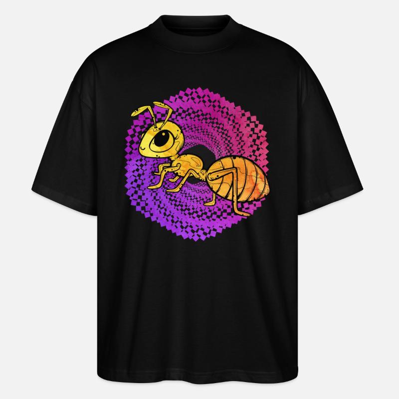 Ameise - Stanley/Stella Oversized Unisex Bio T-Shirt Blaster 2.0 - Schwarz
