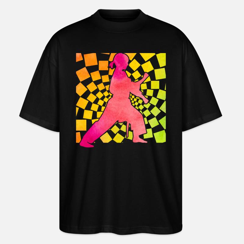 Wing Chun - T-shirt bio Blaster 2.0 coupe oversize Stanley/Stella Unisexe - noir