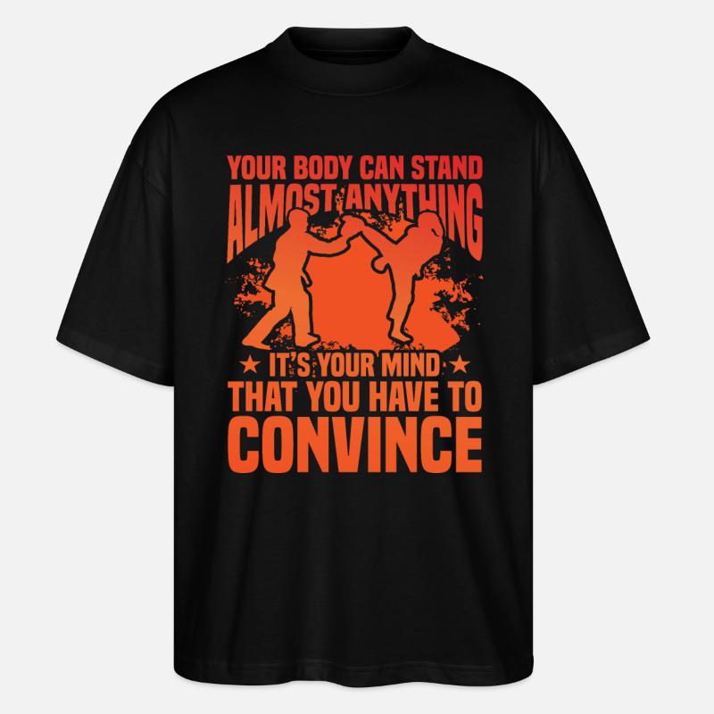 Taekwondo - Stanley/Stella Oversized Unisex Bio T-Shirt Blaster 2.0 - Schwarz