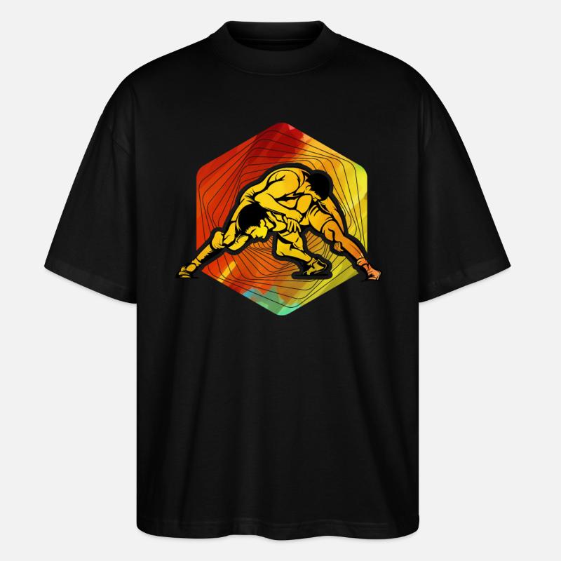 Ringen - Stanley/Stella Oversized Unisex Bio T-Shirt Blaster 2.0 - Schwarz