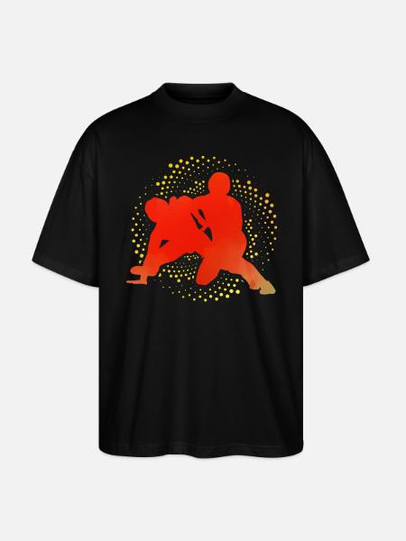 Wrestling - Stanley/Stella Oversized Unisex Organic T-shirt Blaster 2.0 - black