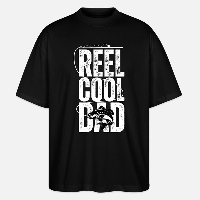 Moulinet Cool Dad - T-shirt bio Blaster 2.0 coupe oversize Stanley/Stella Unisexe - noir