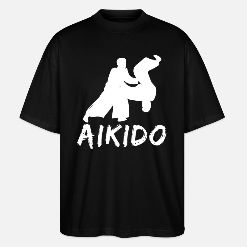 Aikido - Stanley/Stella Oversized Unisex Bio T-Shirt Blaster 2.0 - Schwarz