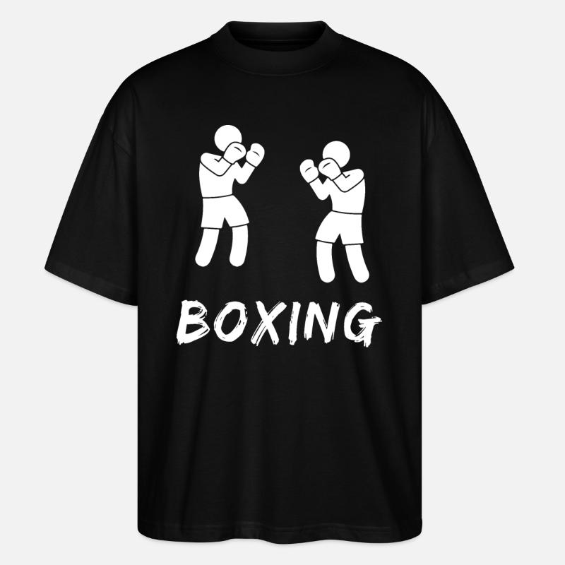 Boxen - Stanley/Stella Oversized Unisex Bio T-Shirt Blaster 2.0 - Schwarz