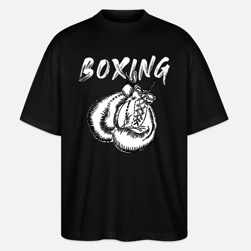 Boxing - Stanley/Stella Oversized Unisex Organic T-shirt Blaster 2.0 - black