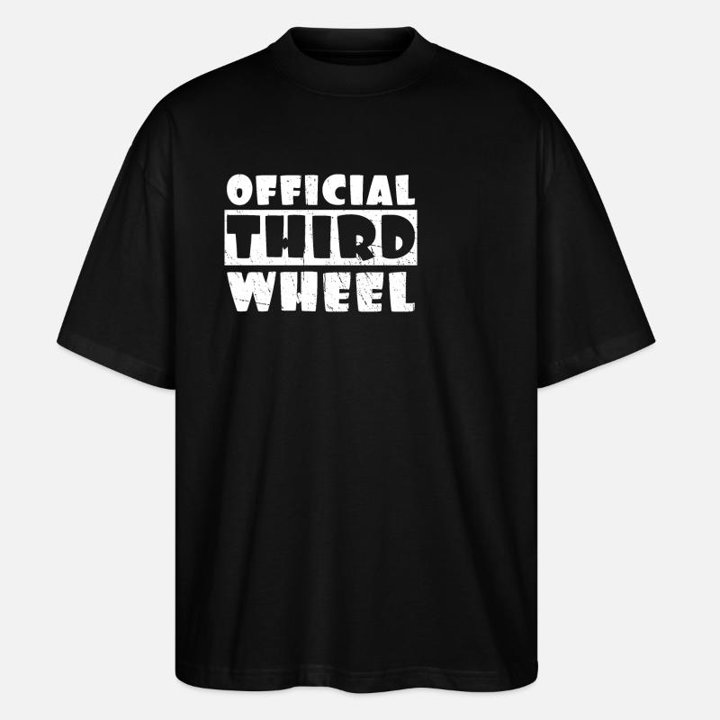 Official third wheel - Stanley/Stella Oversized Unisex Organic T-shirt Blaster 2.0 - black