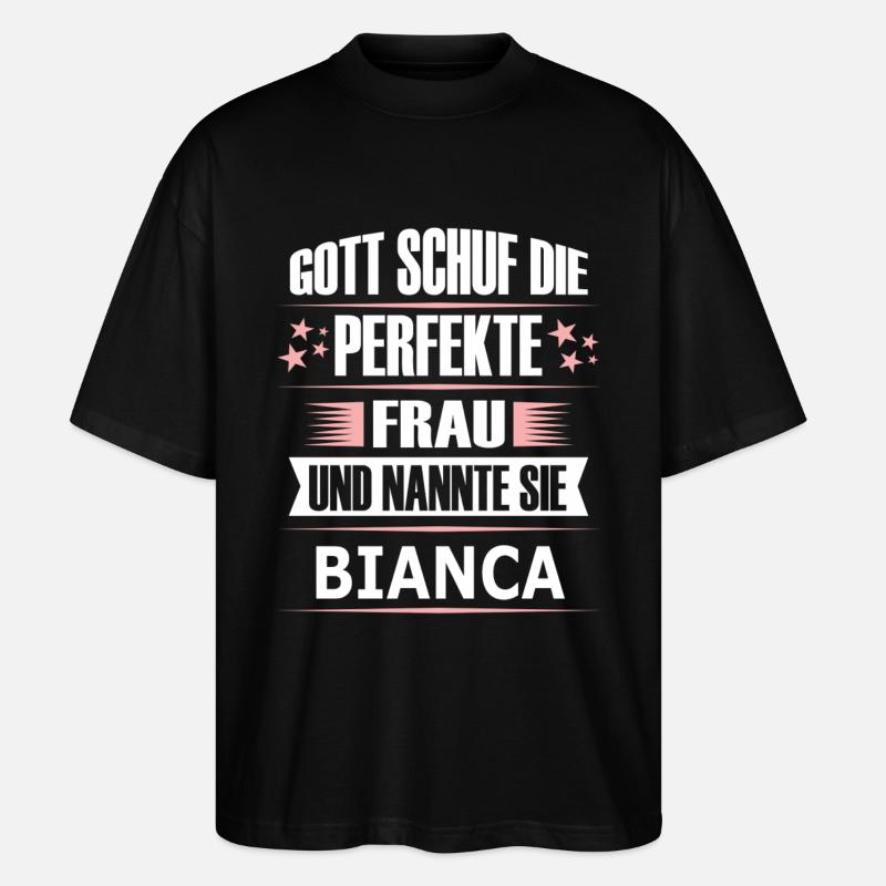 BIANCA - Stanley/Stella Oversized Unisex Bio T-Shirt Blaster 2.0 - Schwarz