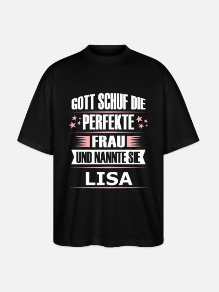 LISA - Stanley/Stella Oversized Unisex Bio T-Shirt Blaster 2.0 - Schwarz