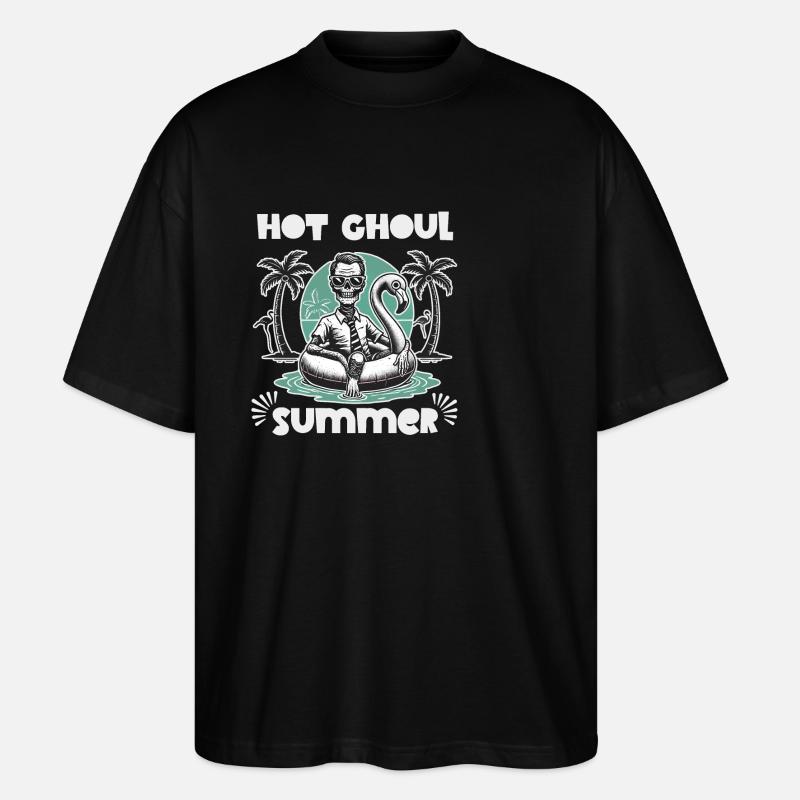 Heißer Ghoul Sommer Strandspaß - Stanley/Stella Oversized Unisex Bio T-Shirt Blaster 2.0 - Schwarz