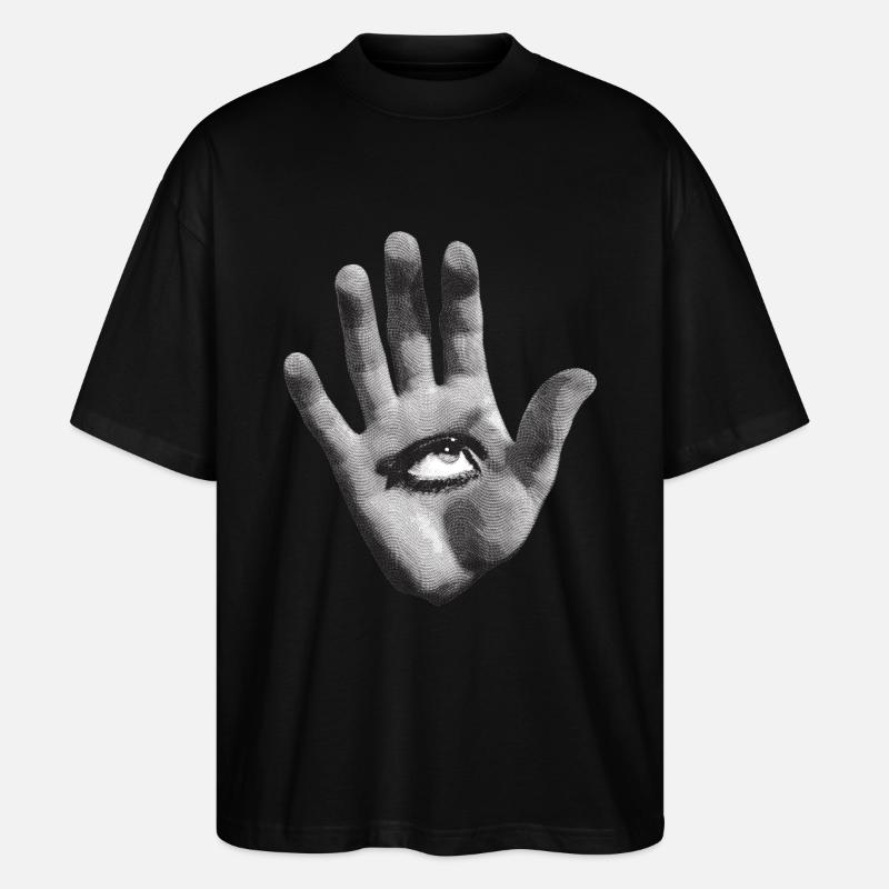 Mystical Aquarel - Stanley/Stella Oversized Unisex Bio T-Shirt Blaster 2.0 - Schwarz