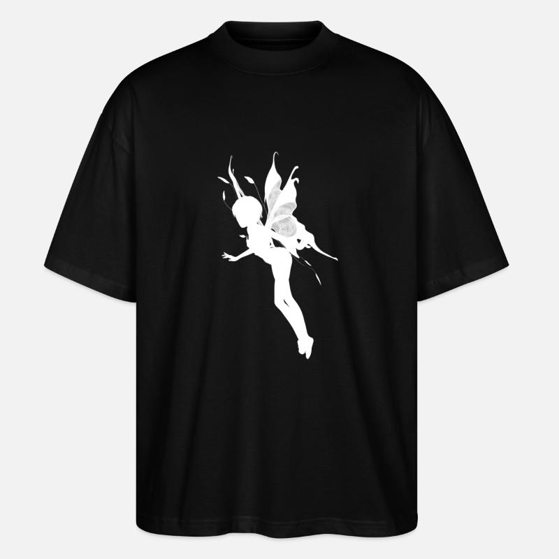 Die weisse Fee - Stanley/Stella Oversized Unisex Bio T-Shirt Blaster 2.0 - Schwarz