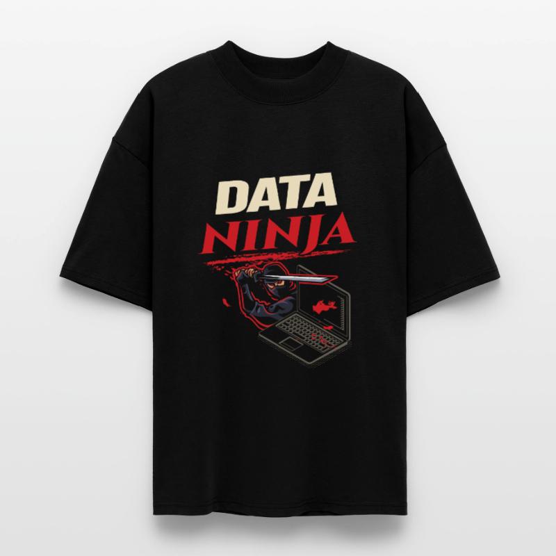 Data Ninja computer programming coder T-shirt bio Blaster 2.0 coupe oversize Stanley/Stella Unisexe