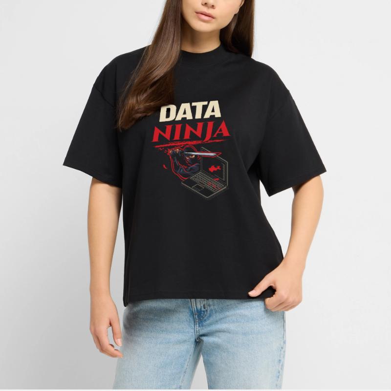 Data Ninja computer programming coder T-shirt bio Blaster 2.0 coupe oversize Stanley/Stella Unisexe